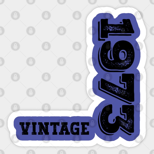 Vintage 1973 Sticker by Rayrock76